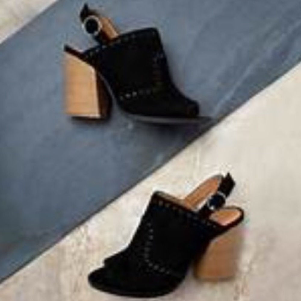 Slingback chunky heeled sandals - Picture 6 of 6